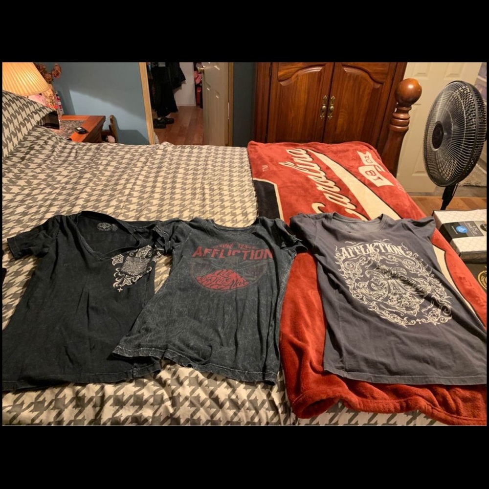 Affliction shirts